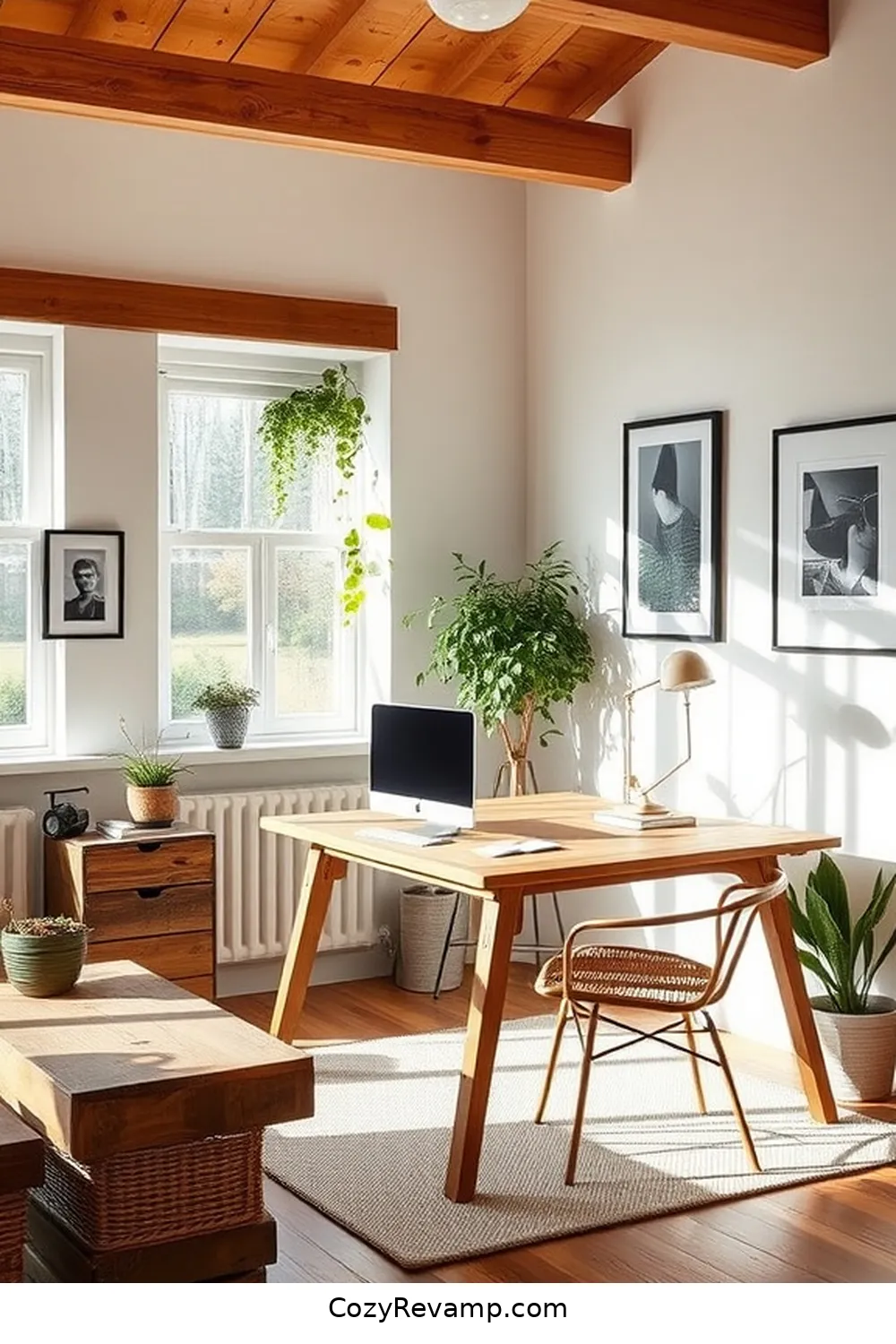 Create a Scandinavian Home Office With Recycled Wood Material 10 Adding Personal Touches With Decor for Create a Scandinavian Home Office With Recycled Wood Material