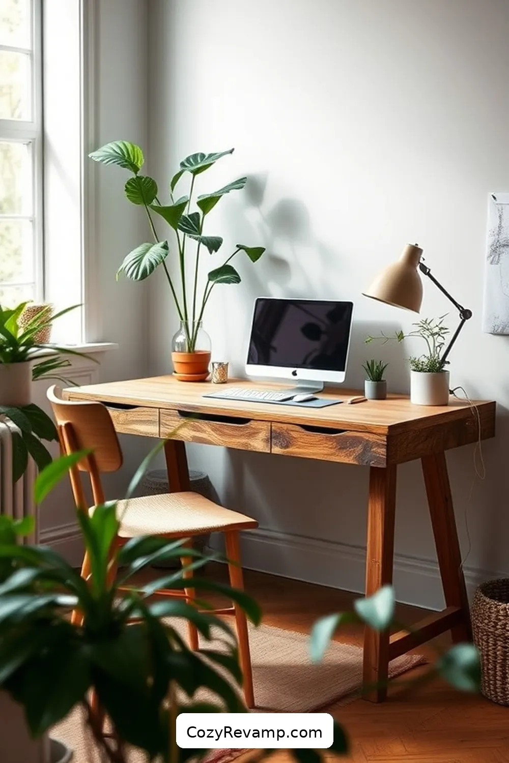 Create a Scandinavian Home Office With Recycled Wood Material 8 DIY Projects: Crafting Your Own Office Desk for Create a Scandinavian Home Office With Recycled Wood Material