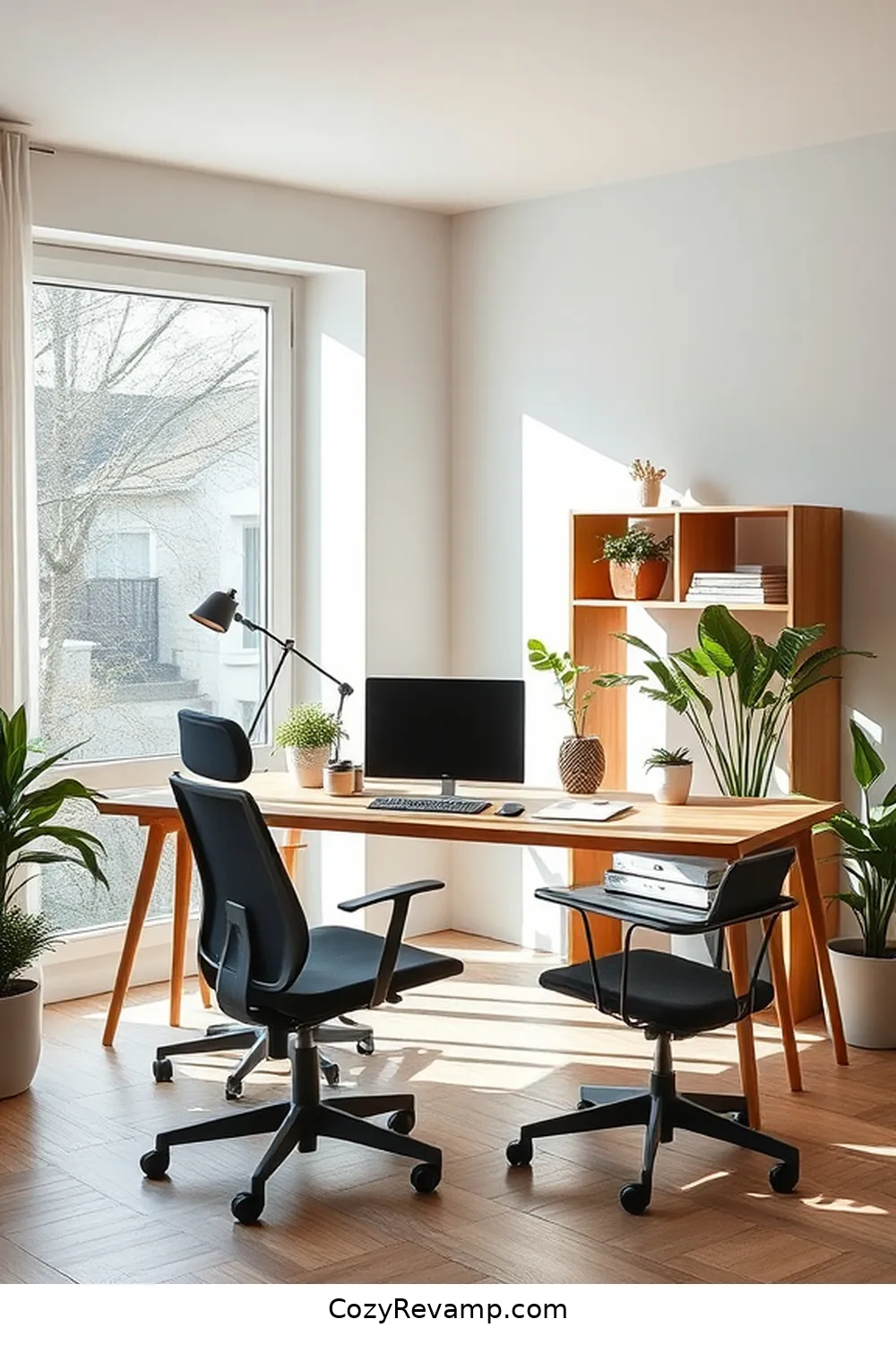 Create a Scandinavian Home Office With Recycled Wood Material 11 Ergonomics in Scandinavian Home Office Design for Create a Scandinavian Home Office With Recycled Wood Material