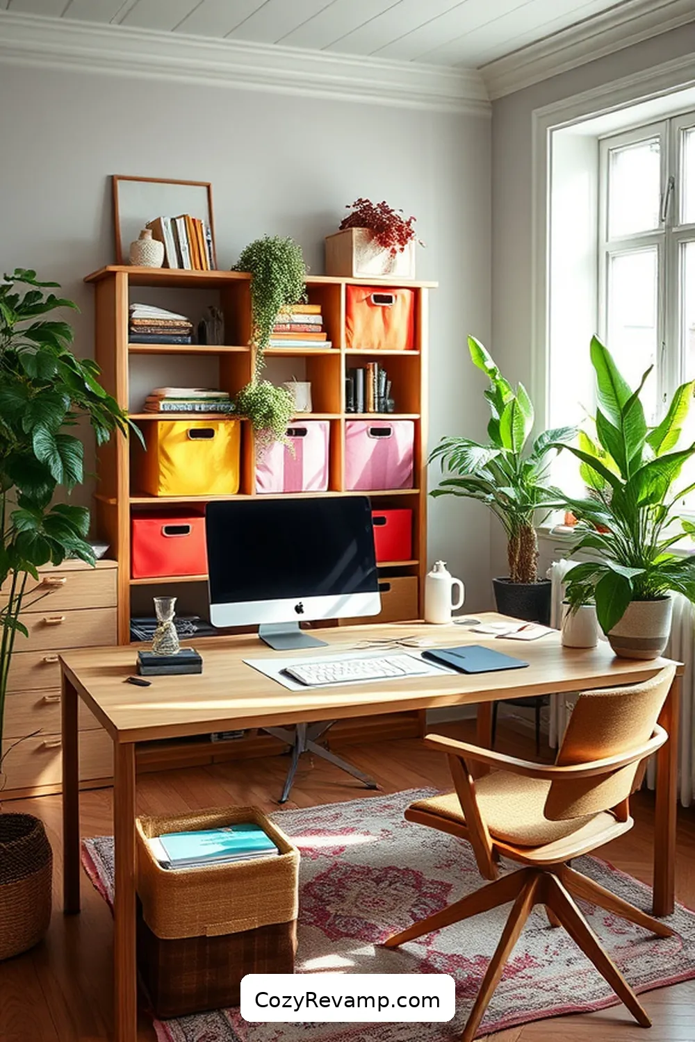 Create a Scandinavian Home Office With Upcycled Fabric 8 Incorporating Upcycled Storage Solutions for Create a Scandinavian Home Office With Upcycled Fabric