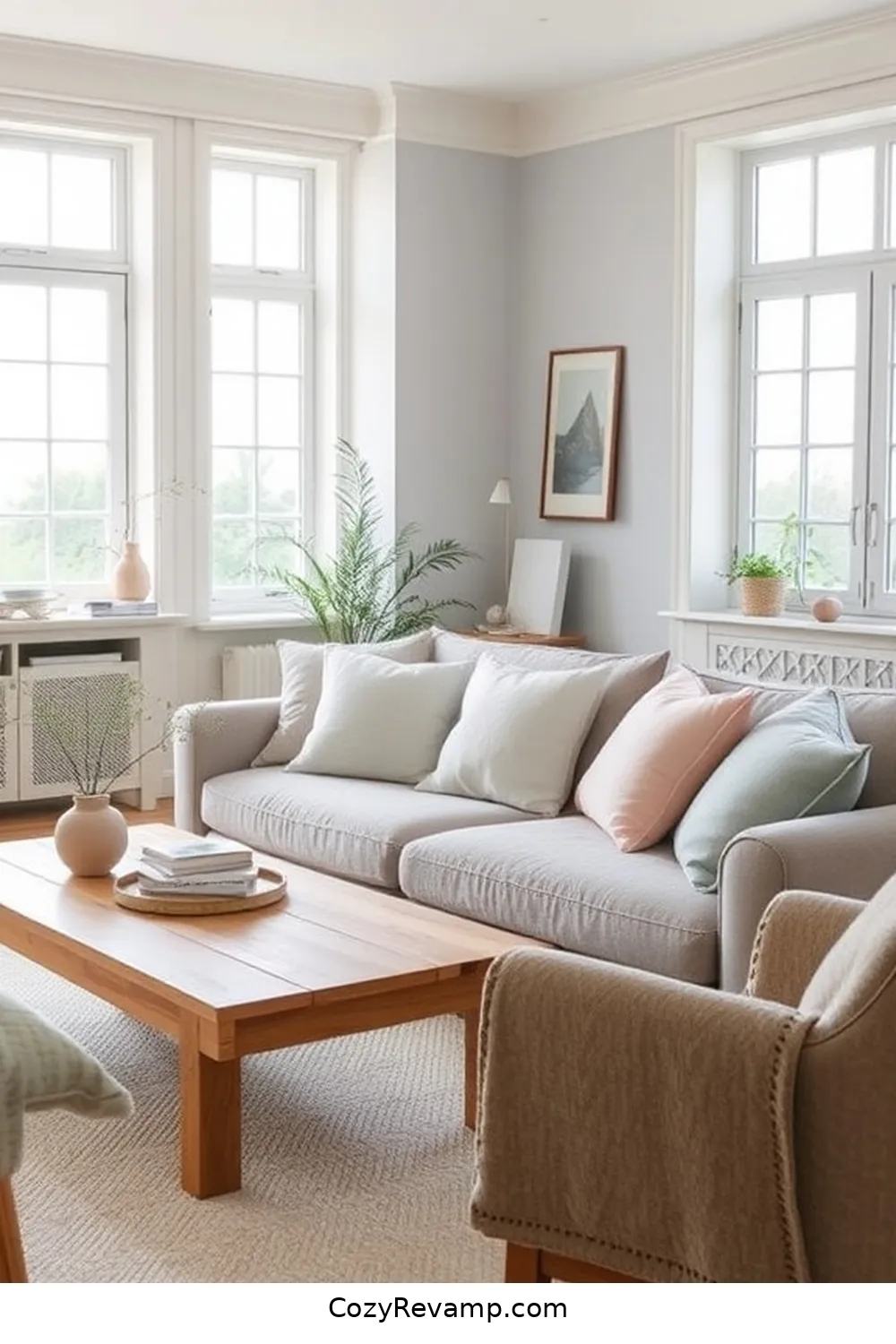 Create a Scandinavian Living Room With Upcycled Fabric 4 Creating a Cozy Color Palette for Create a Scandinavian Living Room With Upcycled Fabric