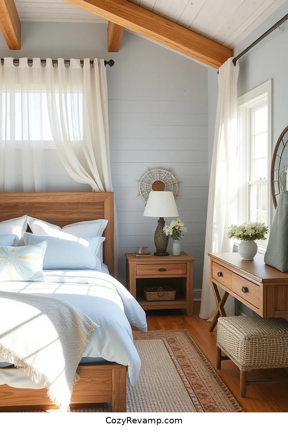 Creating a Coastal Bedroom With Reclaimed Materials 3 Selecting the Right Color Palette for Creating a Coastal Bedroom With Reclaimed Materials