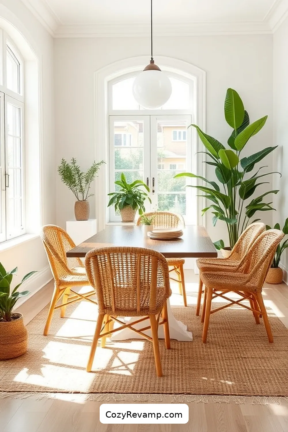 Benefits of Natural Fiber Materials for Creating a Minimalist Dining Room With Natural Fiber Materials