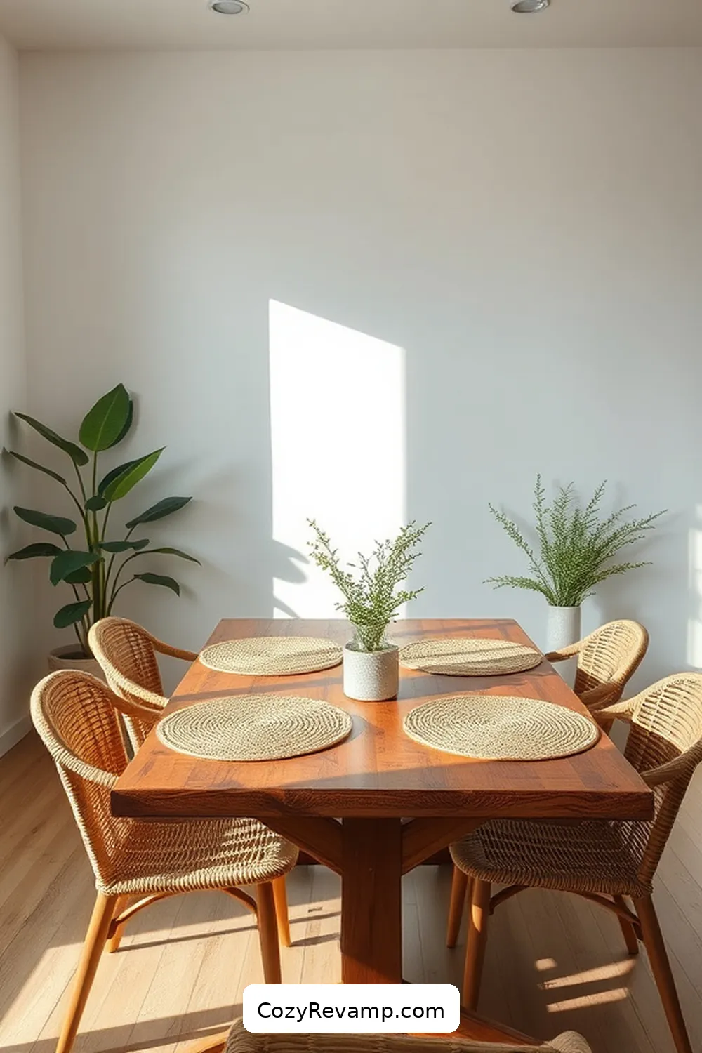 Maintaining Your Minimalist Dining Space for Creating a Minimalist Dining Room With Natural Fiber Materials