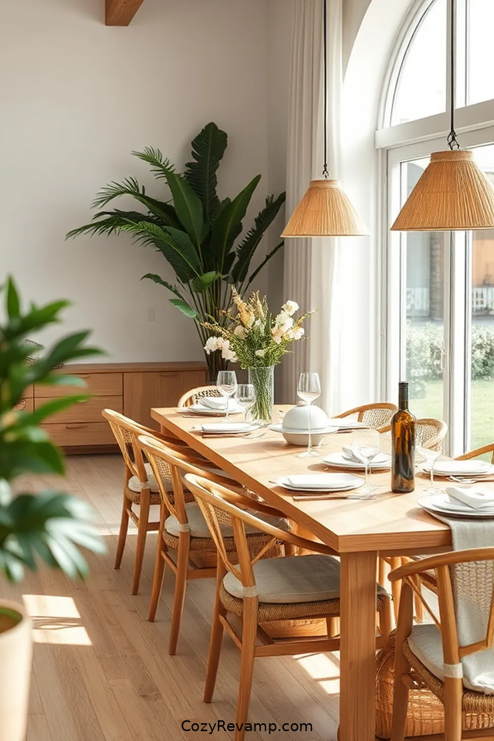 Selecting Minimalist Furniture for Creating a Minimalist Dining Room With Natural Fiber Materials