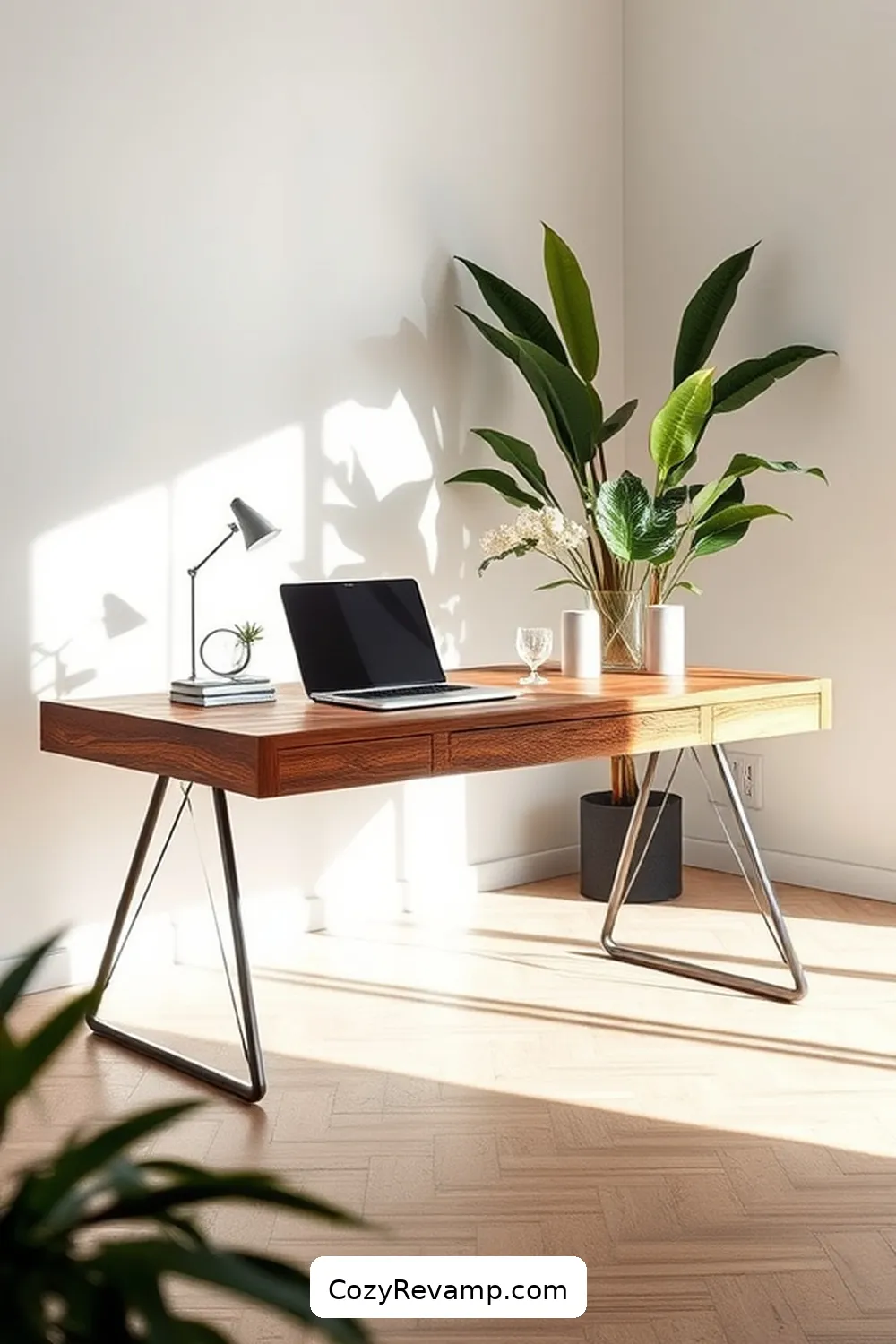 Creating a Minimalist Home Office With Reclaimed Materials 7 Creating a Desk From Reclaimed Wood for Creating a Minimalist Home Office With Reclaimed Materials