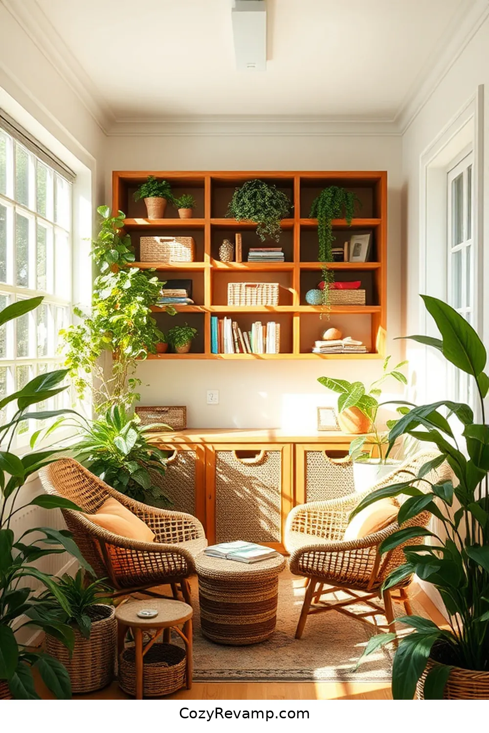 Choosing the Right Location for Your Library for Creating a Modern Farmhouse Library With Natural Fiber Materials