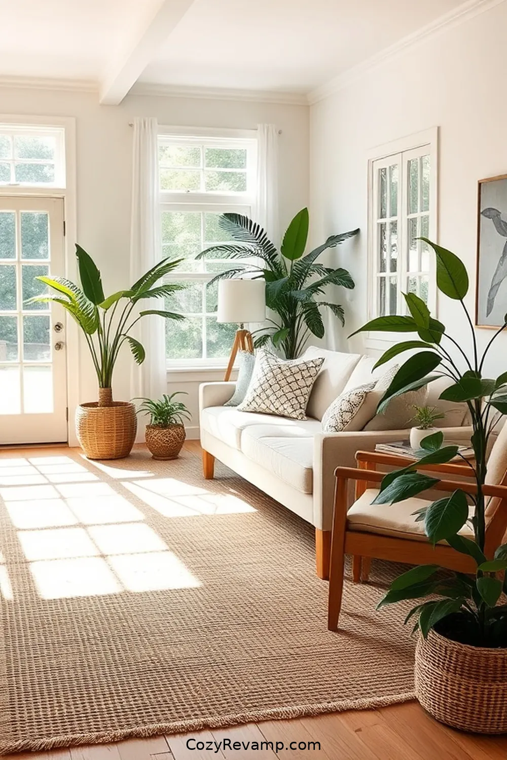 Choosing the Right Rugs for Your Space for Creating a Modern Farmhouse Living Room With Natural Fiber Materials