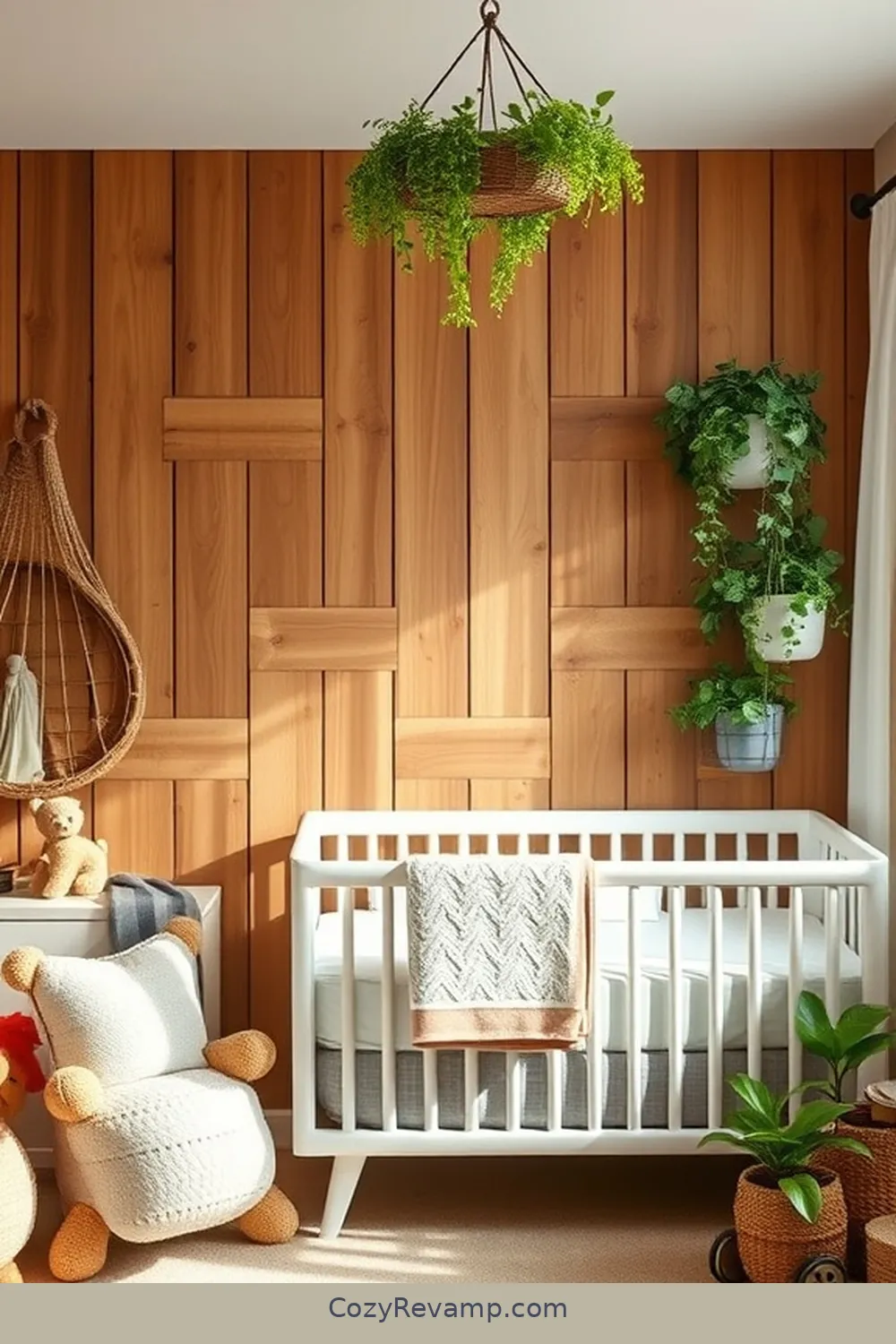 Creating a Rustic Nursery With Reclaimed Materials 7 Creating a Feature Wall With Barnwood for Creating a Rustic Nursery With Reclaimed Materials