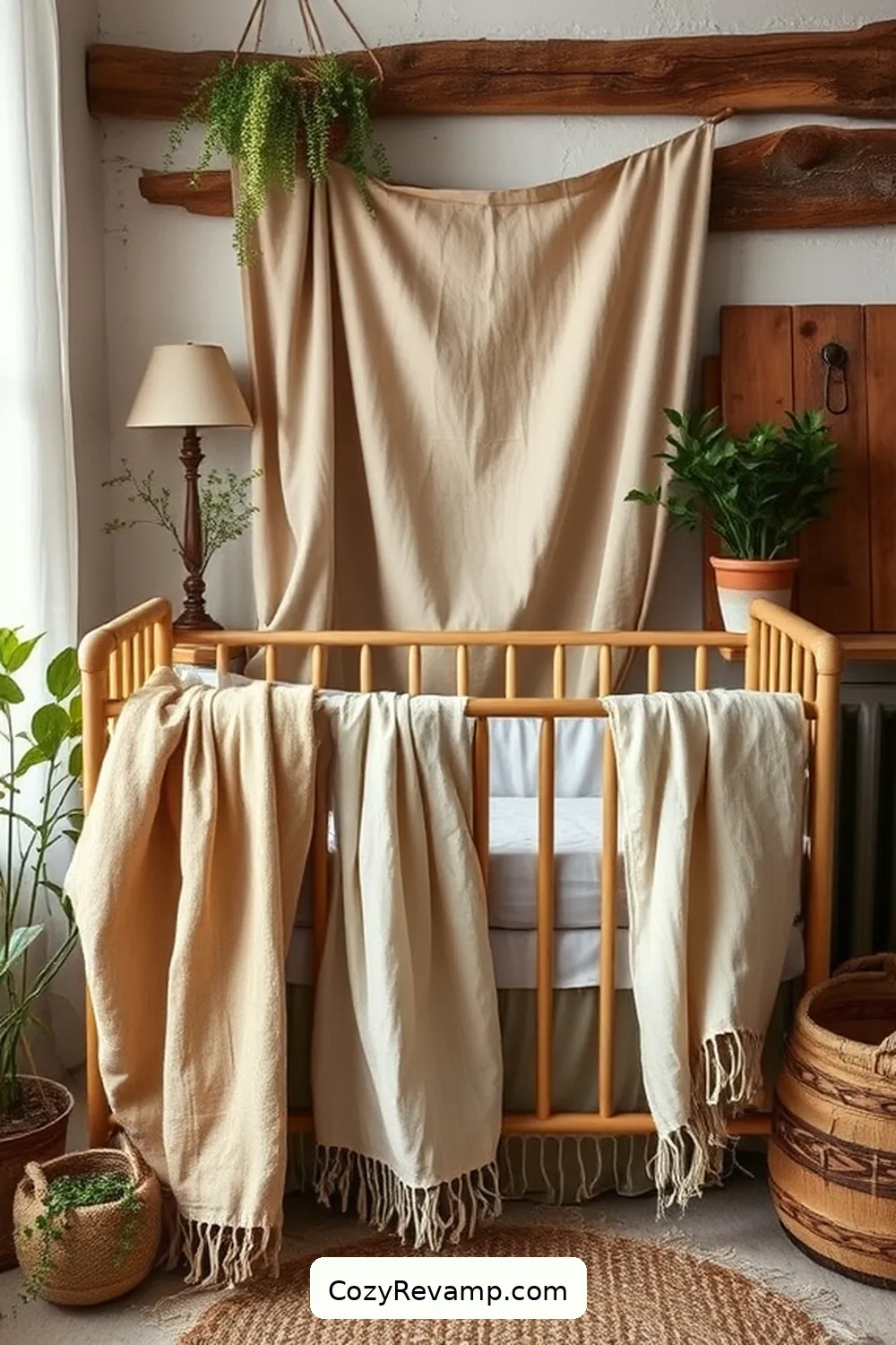 Creating a Rustic Nursery With Reclaimed Materials 6 Selecting Natural Textiles for Soft Furnishings for Creating a Rustic Nursery With Reclaimed Materials