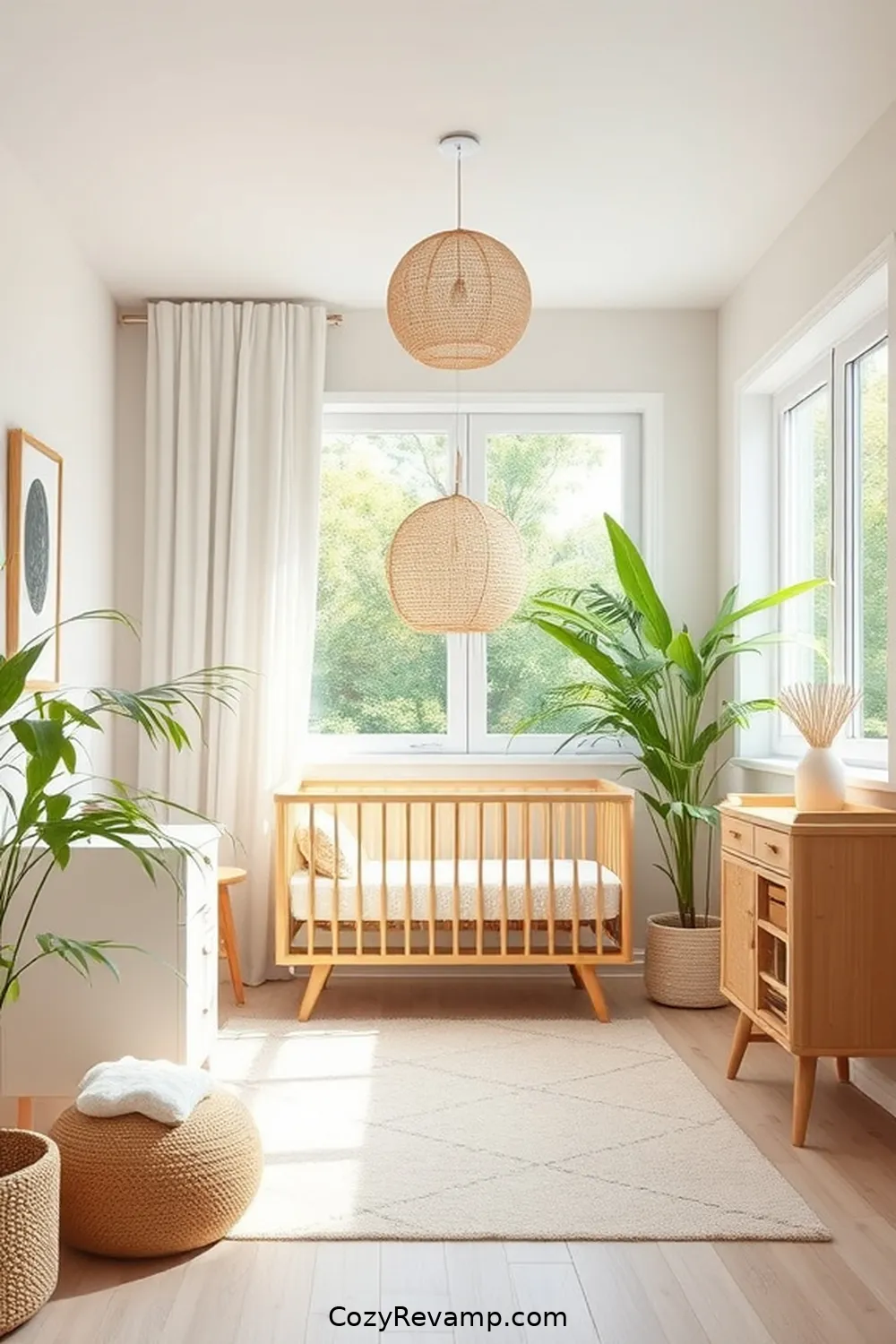 Tips for Creating a Calming Atmosphere for Creating a Scandinavian Nursery With Bamboo Materials