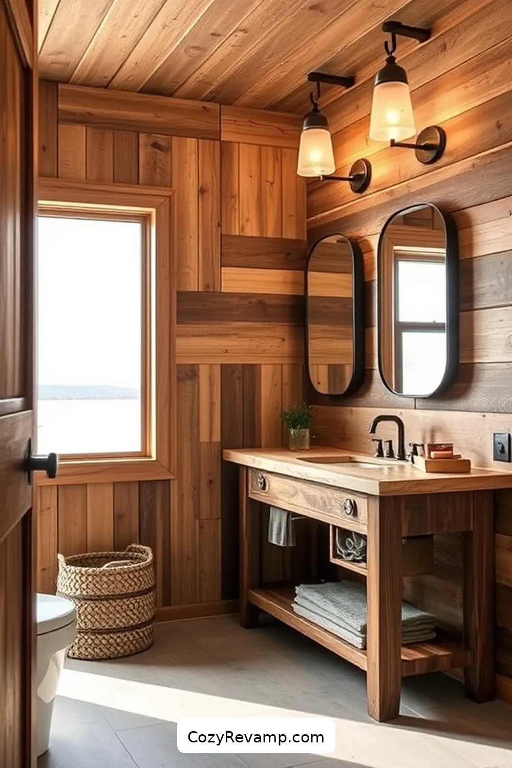 DIY Modern Farmhouse Bathroom Using Recycled Wood Materials 6 Maintenance Tips for Your Recycled Wood Bathroom Features for DIY Modern Farmhouse Bathroom Using Recycled Wood Materials