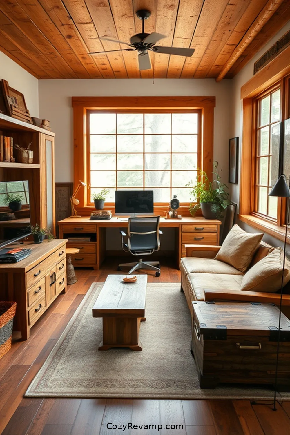 Tips for Maintaining and Finishing Your Wood Projects for DIY Rustic Home Office With Recycled Wood Material