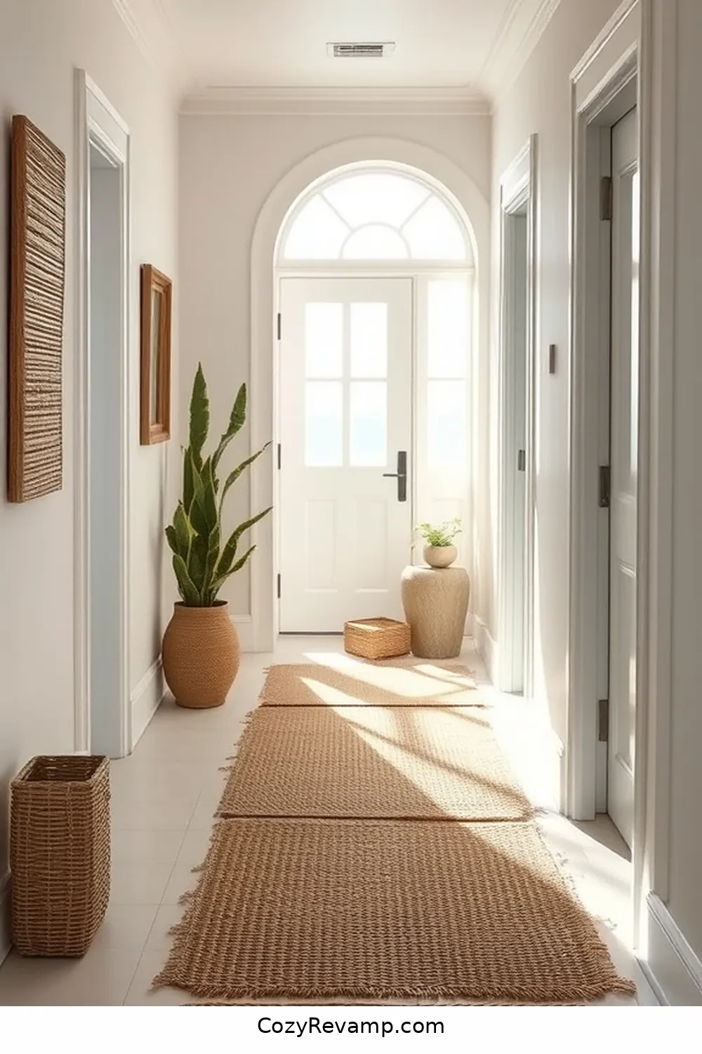 Designing a Coastal Hallway With Natural Fibers 3 Choosing the Right Natural Fiber Rugs for Designing a Coastal Hallway With Natural Fibers