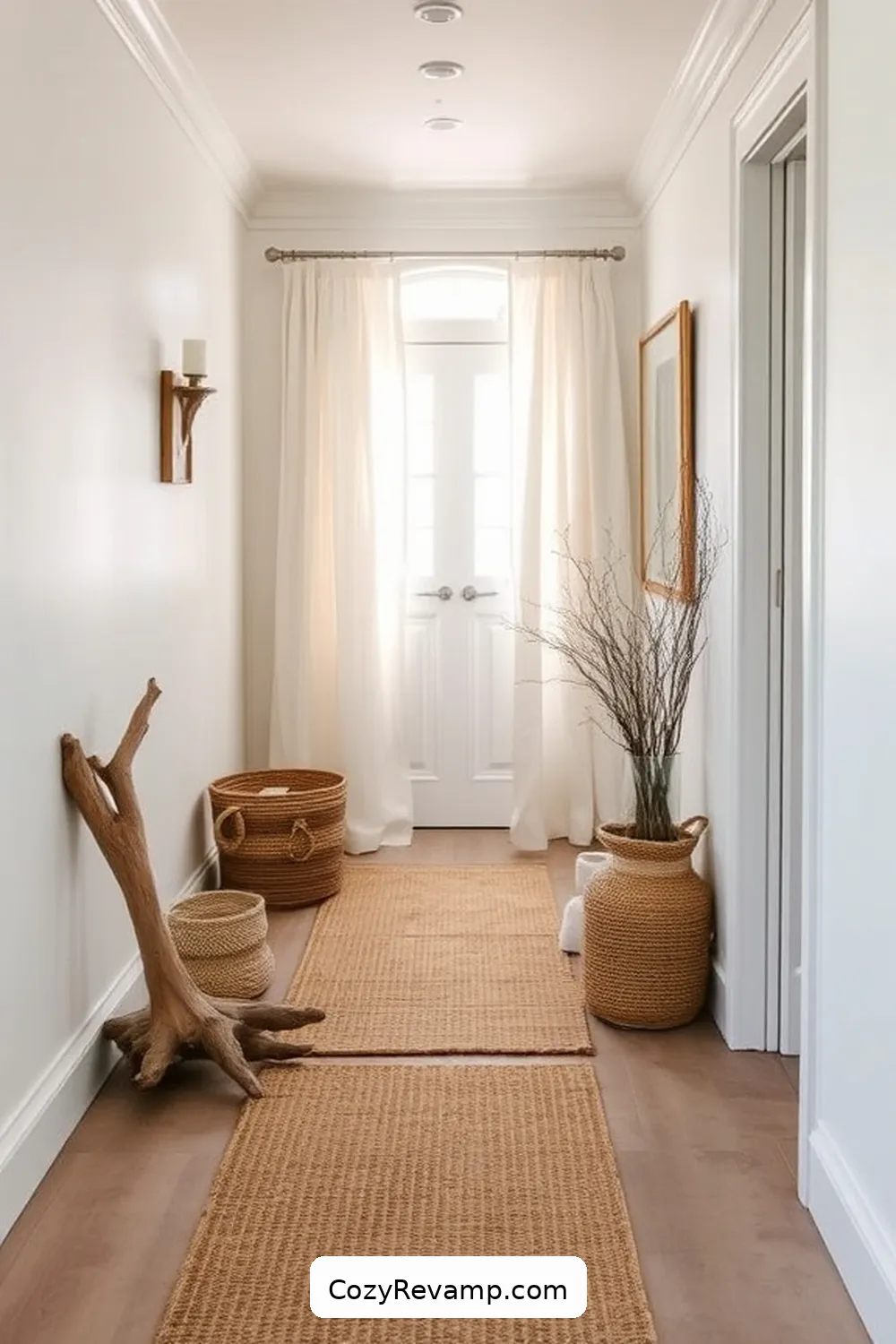 Designing a Coastal Hallway With Natural Fibers 6 Layering Textures for a Coastal Feel for Designing a Coastal Hallway With Natural Fibers