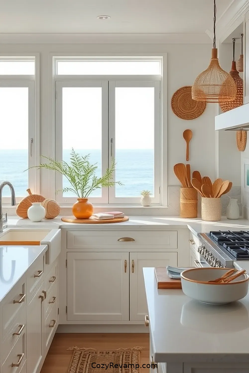 Designing a Coastal Kitchen With Bamboo Materials 8 Bamboo Accents and Accessories for Designing a Coastal Kitchen With Bamboo Materials