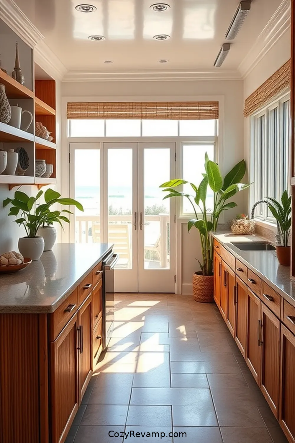 Designing a Coastal Kitchen With Bamboo Materials 14 Real-Life Coastal Kitchen Inspirations for Designing a Coastal Kitchen With Bamboo Materials