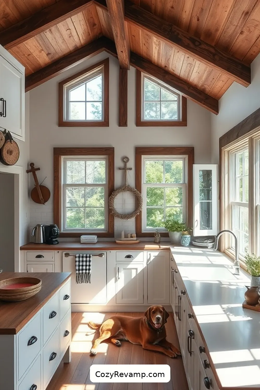 Designing a Coastal Kitchen With Reclaimed Materials 11 Bringing the Outdoors in With Reclaimed Materials for Designing a Coastal Kitchen With Reclaimed Materials
