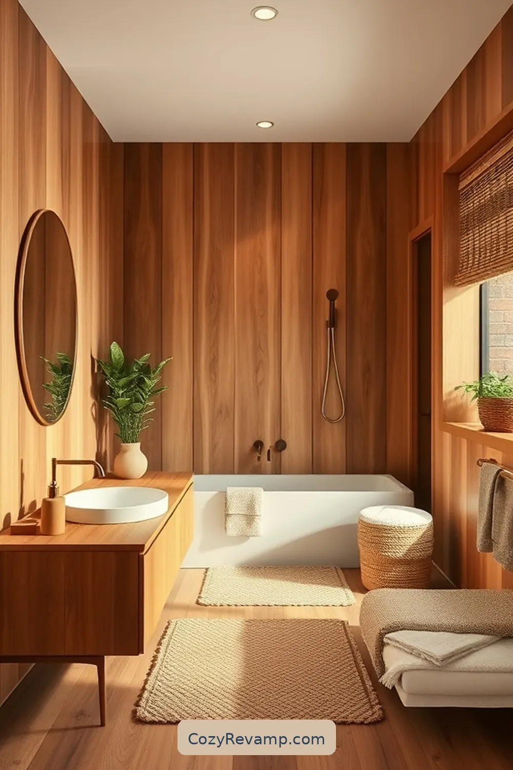 Designing a Mid-Century Modern Bathroom With Natural Fibers 2 Understanding Mid-Century Modern Design Principles for Designing a Mid-Century Modern Bathroom With Natural Fibers