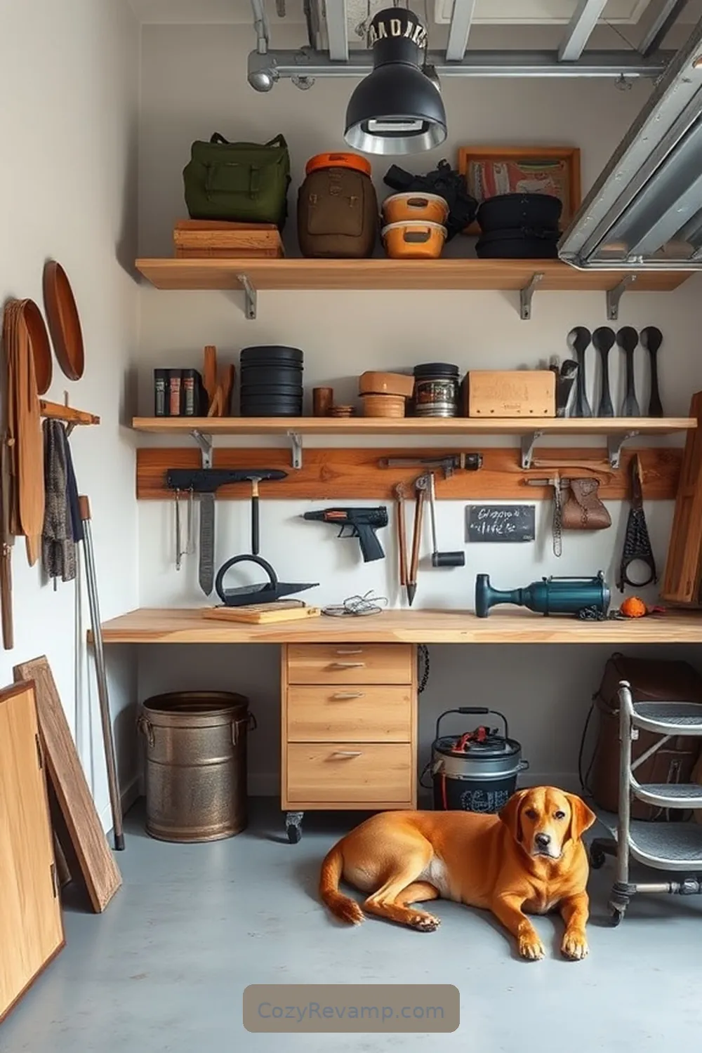 Designing Functional Workspaces for Designing a Minimalist Garage With Reclaimed Materials
