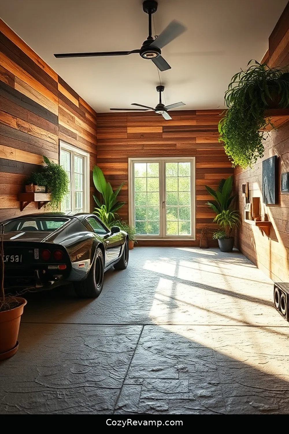 Enhancing Aesthetics With Texture for Designing a Minimalist Garage With Reclaimed Materials