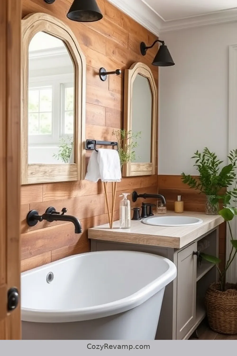Designing a Modern Farmhouse Bathroom With Reclaimed Materials 12 Adding Vintage Accessories and Decor for Designing a Modern Farmhouse Bathroom With Reclaimed Materials