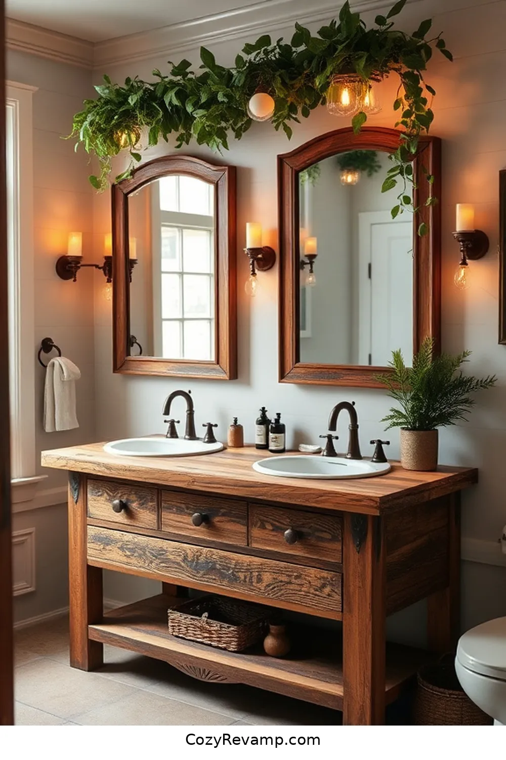 Designing a Modern Farmhouse Bathroom With Reclaimed Materials 6 Creating a Statement Vanity for Designing a Modern Farmhouse Bathroom With Reclaimed Materials