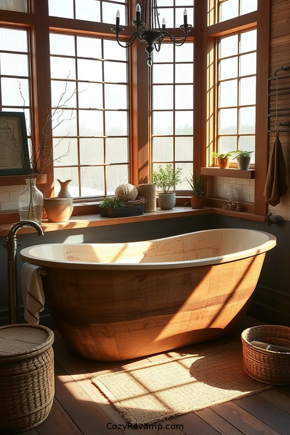 Designing a Modern Farmhouse Bathroom With Reclaimed Materials 9 Selecting a Farmhouse-Style Bathtub for Designing a Modern Farmhouse Bathroom With Reclaimed Materials