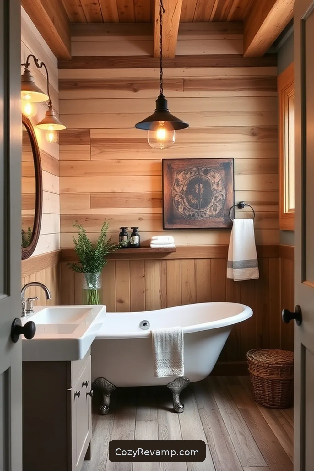 Designing a Modern Farmhouse Bathroom With Reclaimed Materials 10 Unique Lighting Options for a Rustic Feel for Designing a Modern Farmhouse Bathroom With Reclaimed Materials