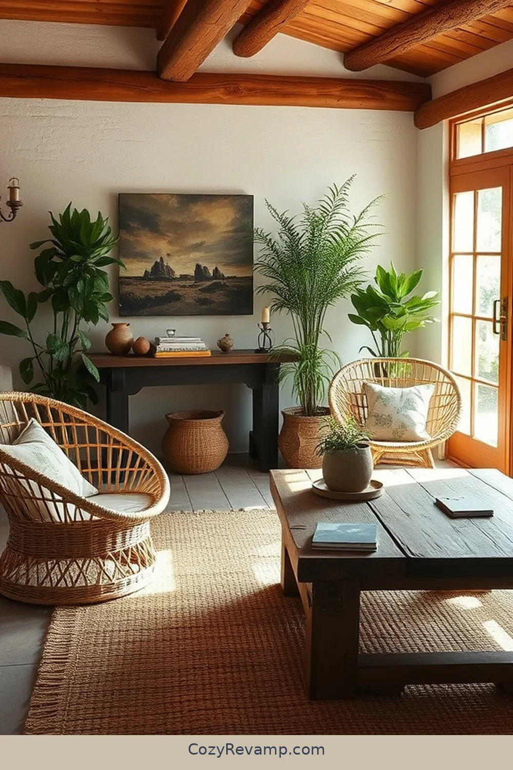 Designing a Rustic Living Room With Natural Fibers 4 Incorporating Natural Fiber Furniture for Designing a Rustic Living Room With Natural Fibers