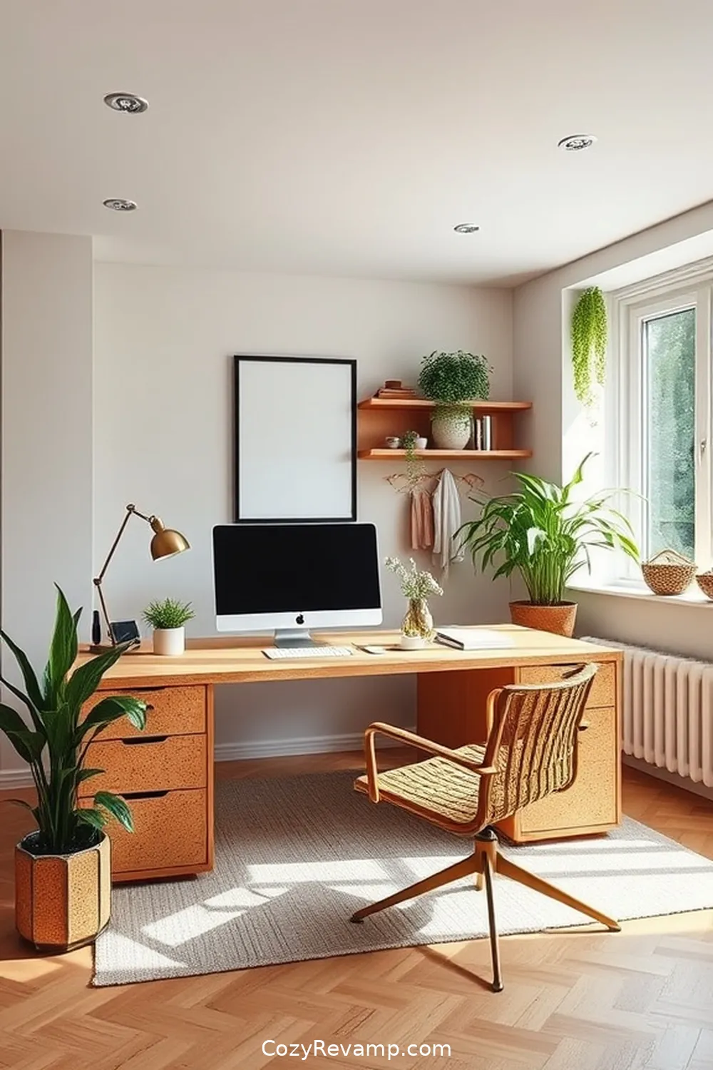 The Benefits of Using Cork in Your Home Office for Designing a Scandinavian Home Office With Cork Material