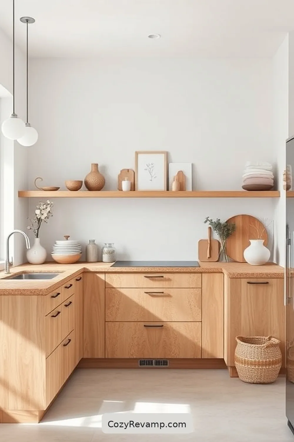 Designing a Scandinavian Kitchen With Cork Material 4 Cork Countertops: A Stylish and Practical Choice for Designing a Scandinavian Kitchen With Cork Material