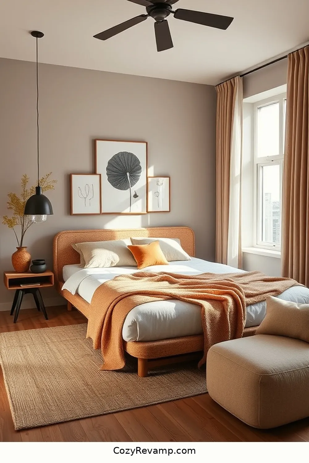 Cork Bed Frame for Enhance Your Mid-Century Modern Bedroom With Cork Material: 23 Ways