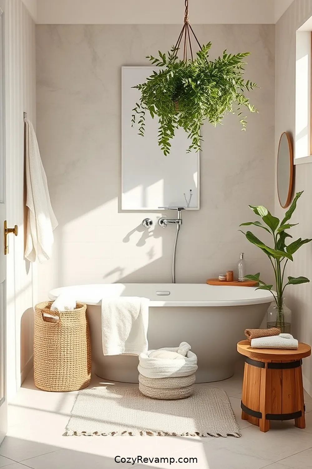 Essential Material Choices for a Scandinavian Bathroom With Natural Fibers 2 Embracing Organic Cotton Textiles for Essential Material Choices for a Scandinavian Bathroom With Natural Fibers