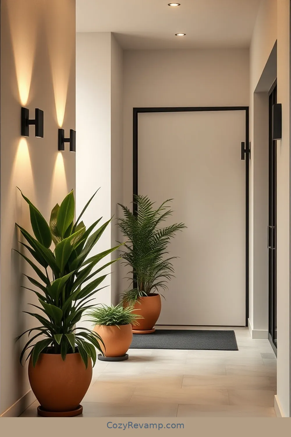Essential Materials for a Minimalist Entryway With Solar-Powered Lights 8 Adding Greenery With Potted Plants for Essential Materials for a Minimalist Entryway With Solar-Powered Lights