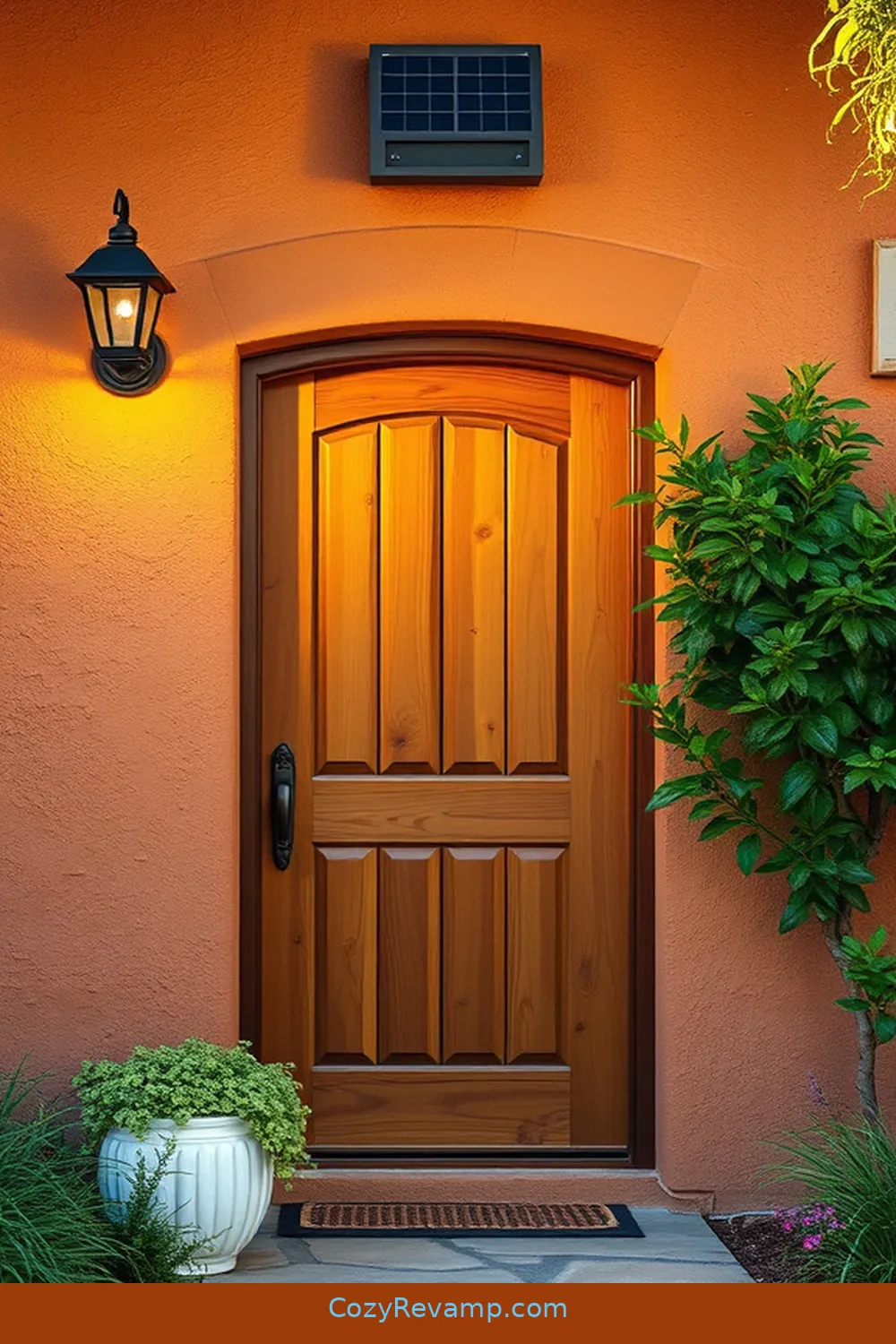 Maintenance of Solar-Powered Lights for Essential Materials for a Rustic Entryway With Solar-Powered Lights
