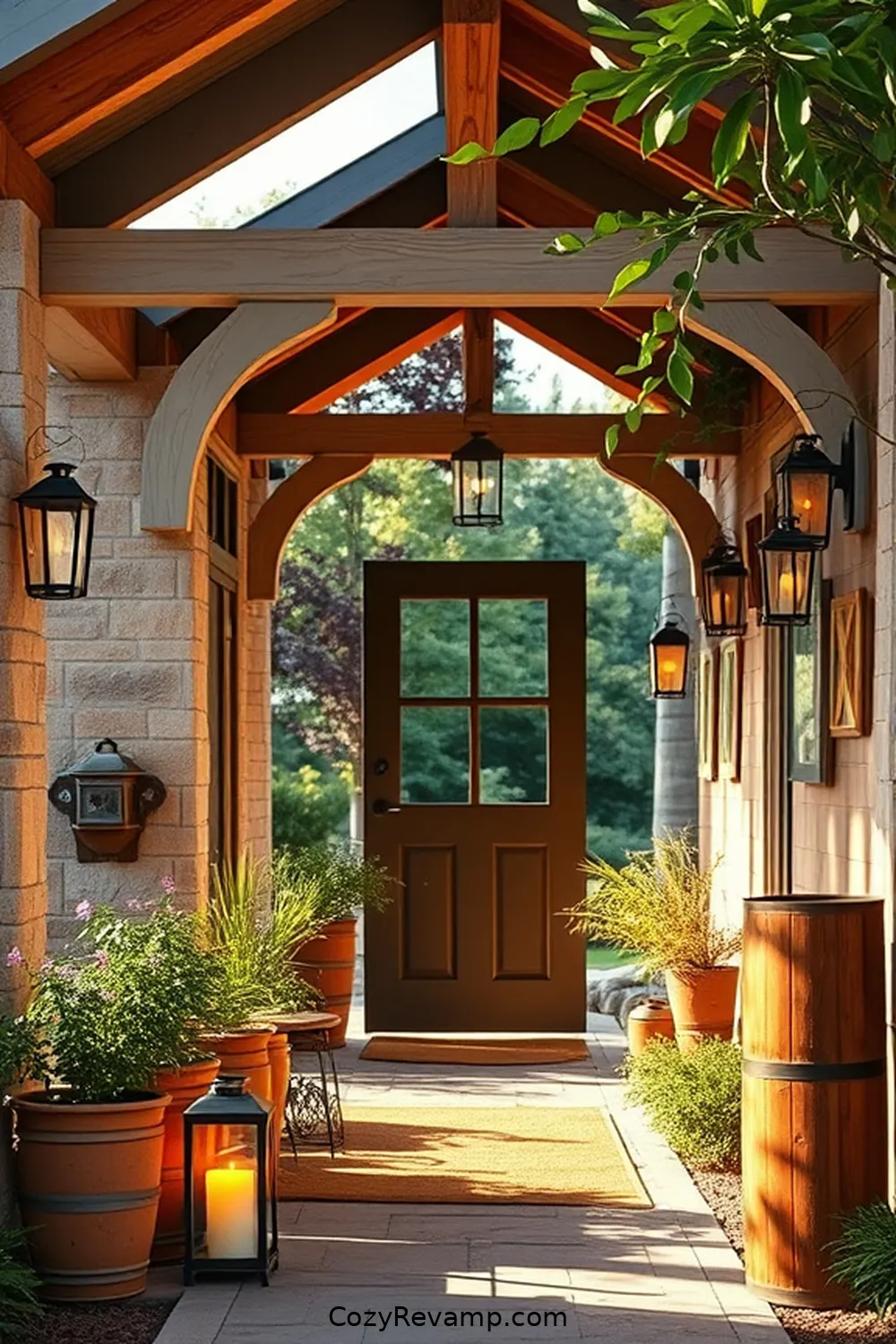 Types of Solar Lighting for Entryways for Essential Materials for a Rustic Entryway With Solar-Powered Lights