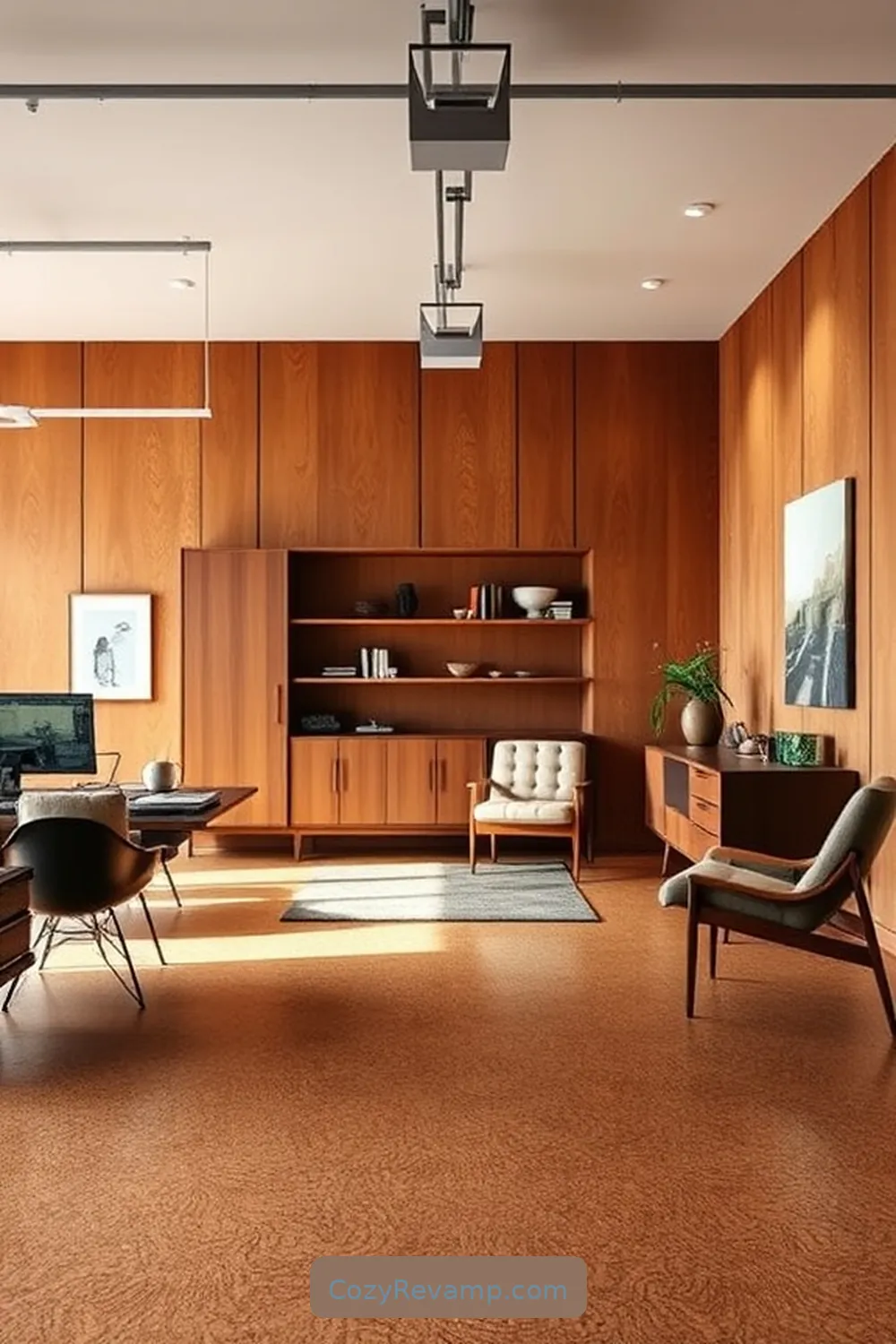 How Does Cork Material Make a Mid-Century Modern Garage Stand Out? 7 Enhancing Acoustics With Cork Flooring for How Does Cork Material Make a Mid-Century Modern Garage Stand Out?