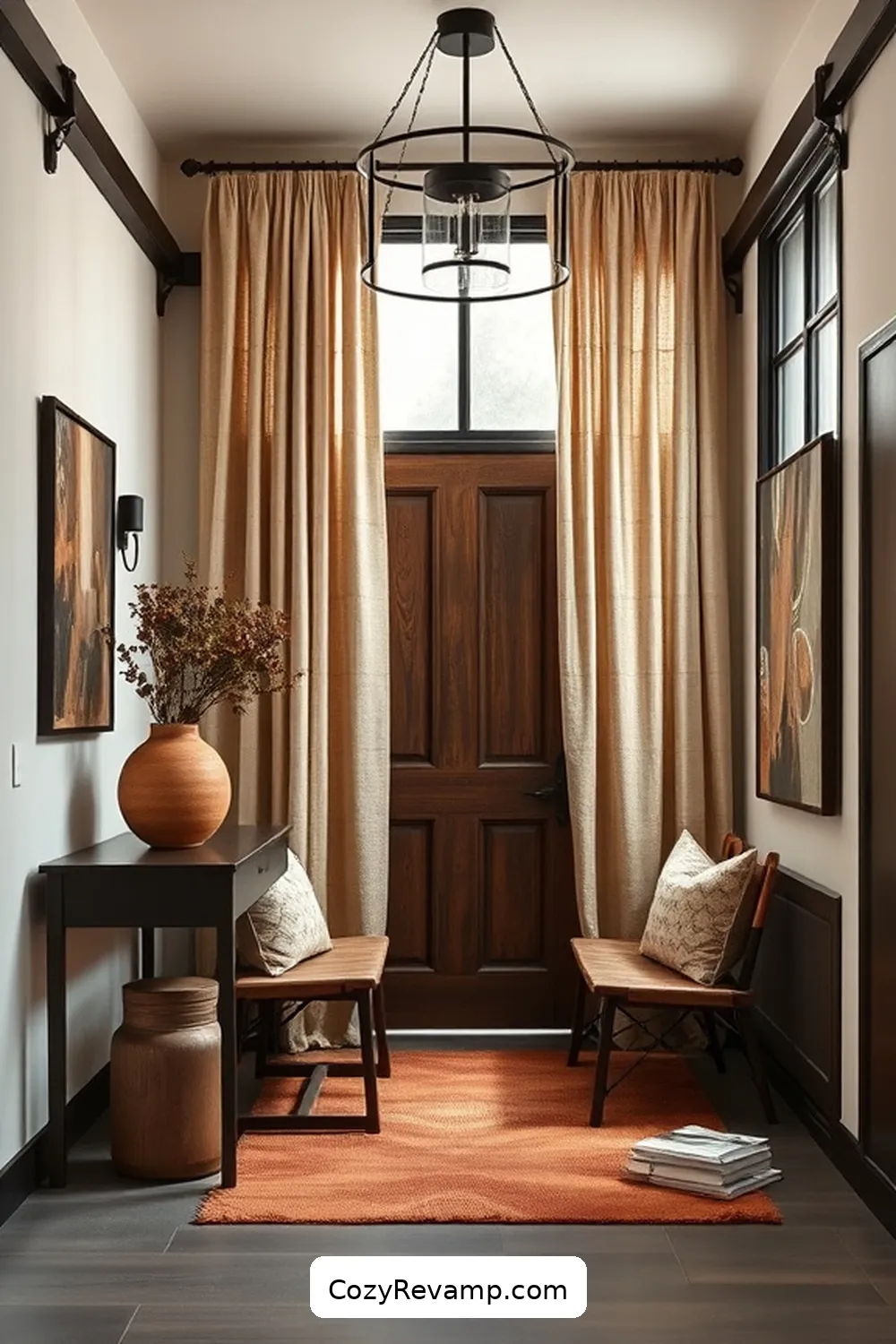 Complementing Industrial Materials With Organic Cotton for How Does Organic Cotton Material Make an Industrial Entryway Stand Out?