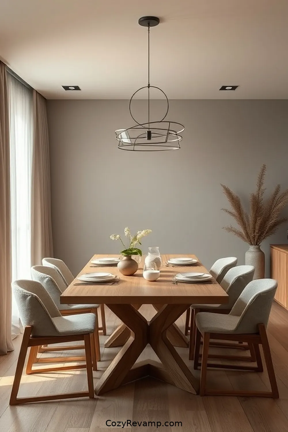 Creating a Cohesive Look With Textures for How to Choose Materials for a Minimalist Dining Room With Solar Powered Lights