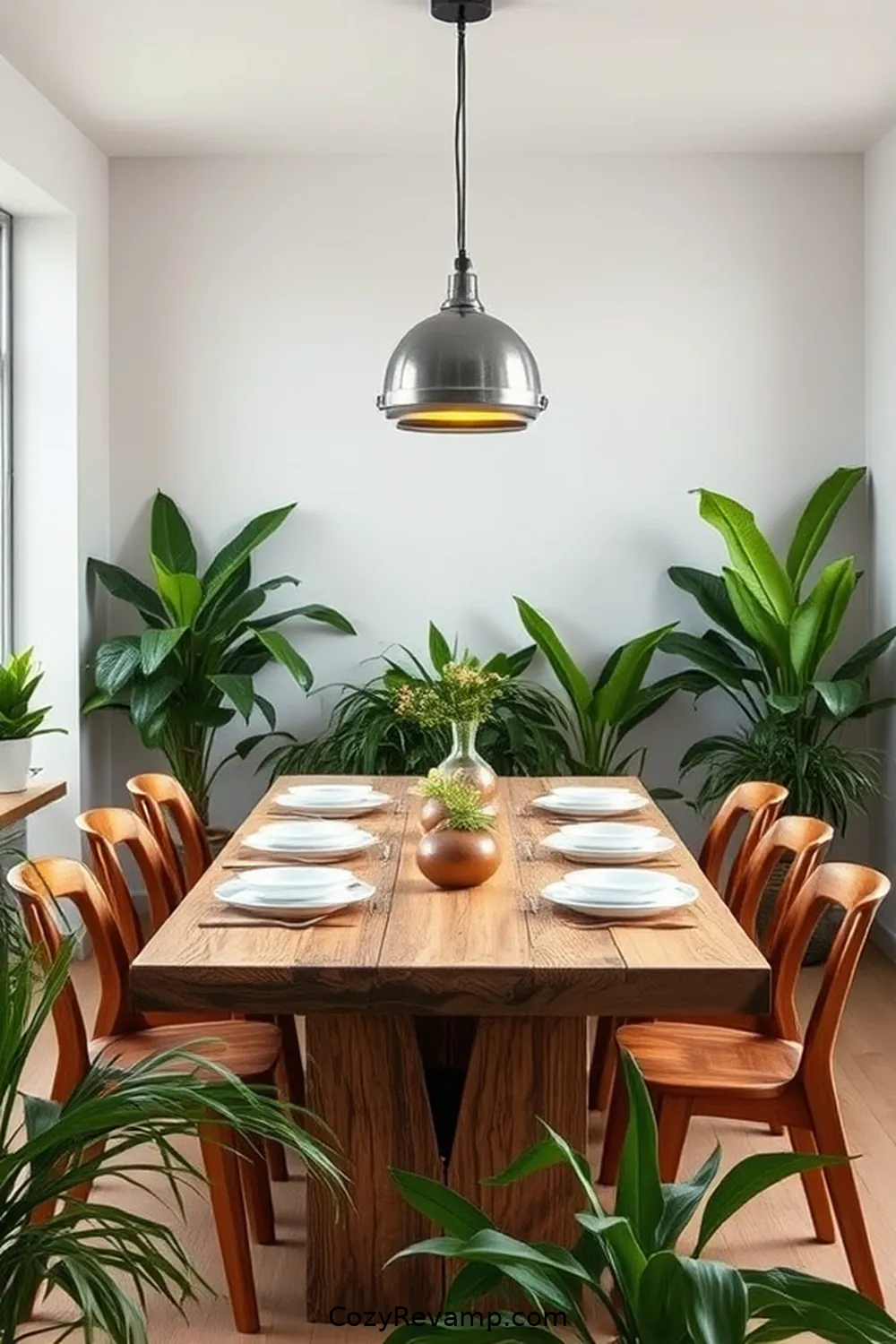 Opting for Recycled or Repurposed Materials for How to Choose Materials for a Minimalist Dining Room With Solar Powered Lights