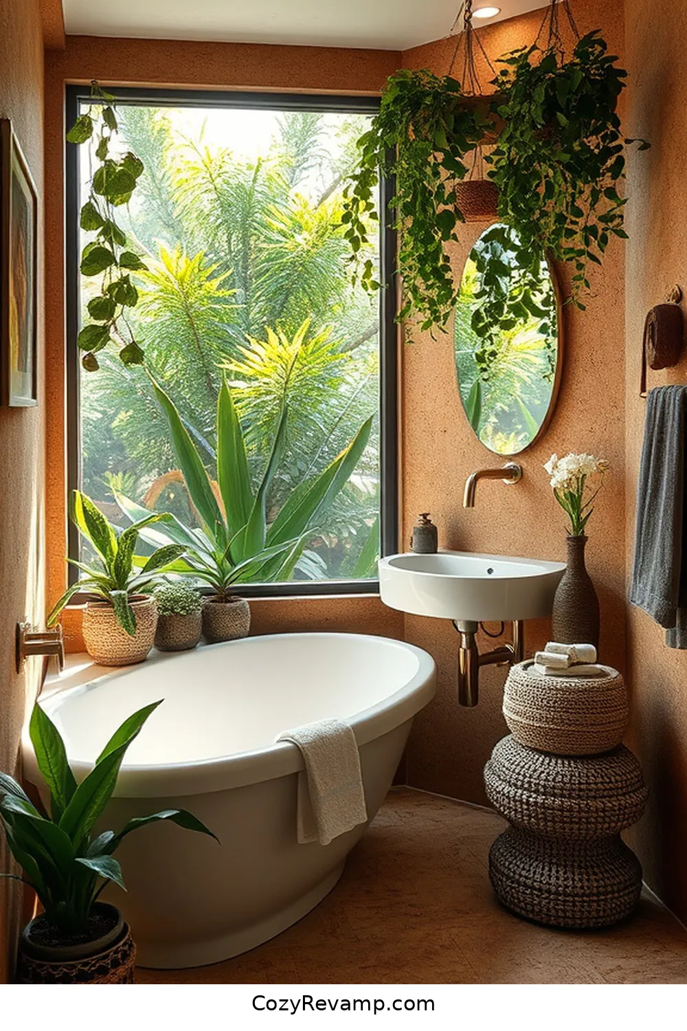 Maintaining and Caring for Cork in the Bathroom for How to Create a Bohemian Bathroom With Cork Material