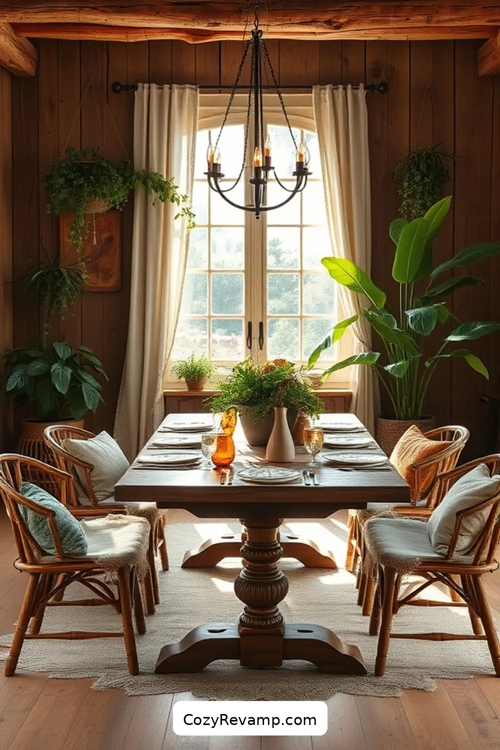 Choosing the Right Color Palette for How to Create a Bohemian Dining Room With Recycled Wood Materials