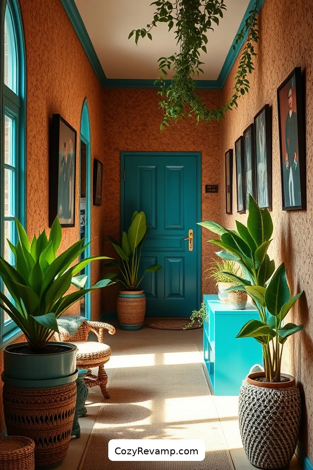 How to Create a Bohemian Hallway With Cork Material 5 Color Palettes That Complement Cork for How to Create a Bohemian Hallway With Cork Material