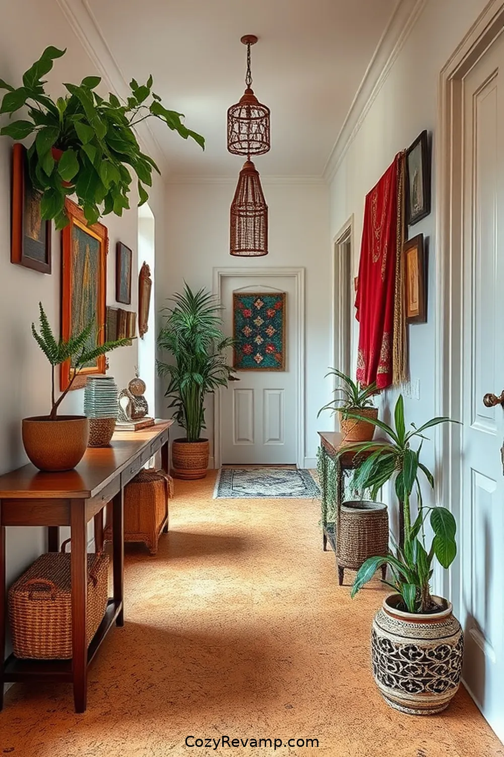 How to Create a Bohemian Hallway With Cork Material 4 Cork Flooring Options for a Bohemian Vibe for How to Create a Bohemian Hallway With Cork Material