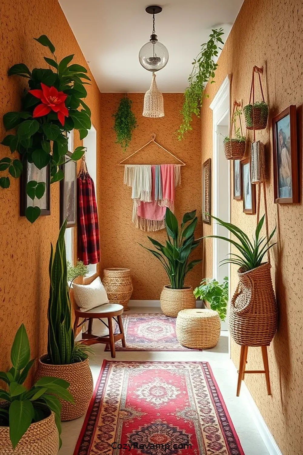How to Create a Bohemian Hallway With Cork Material 7 Incorporating Bohemian Decor Elements for How to Create a Bohemian Hallway With Cork Material