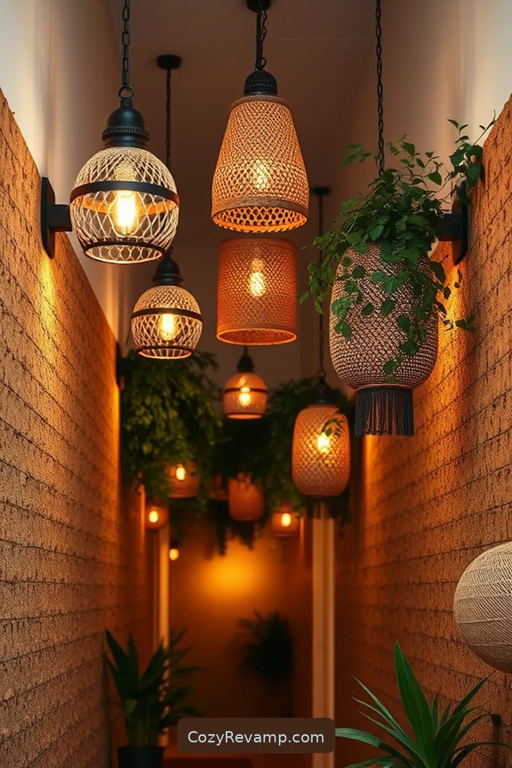 How to Create a Bohemian Hallway With Cork Material 8 Lighting Ideas to Enhance Your Cork Hallway for How to Create a Bohemian Hallway With Cork Material