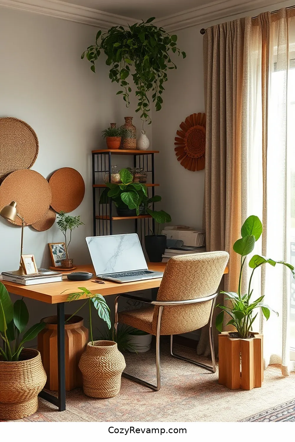 Choosing the Right Cork Products for Your Office for How to Create a Bohemian Home Office With Cork Material