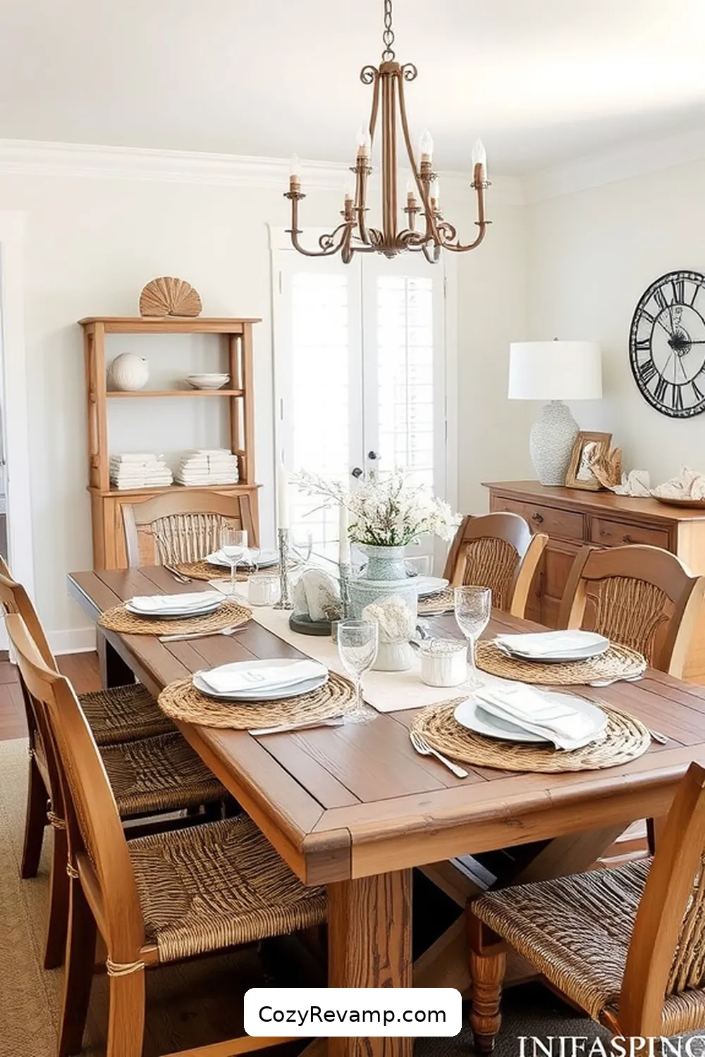 Adding Decorative Elements and Accessories for How to Create a Coastal Dining Room With Recycled Wood Materials