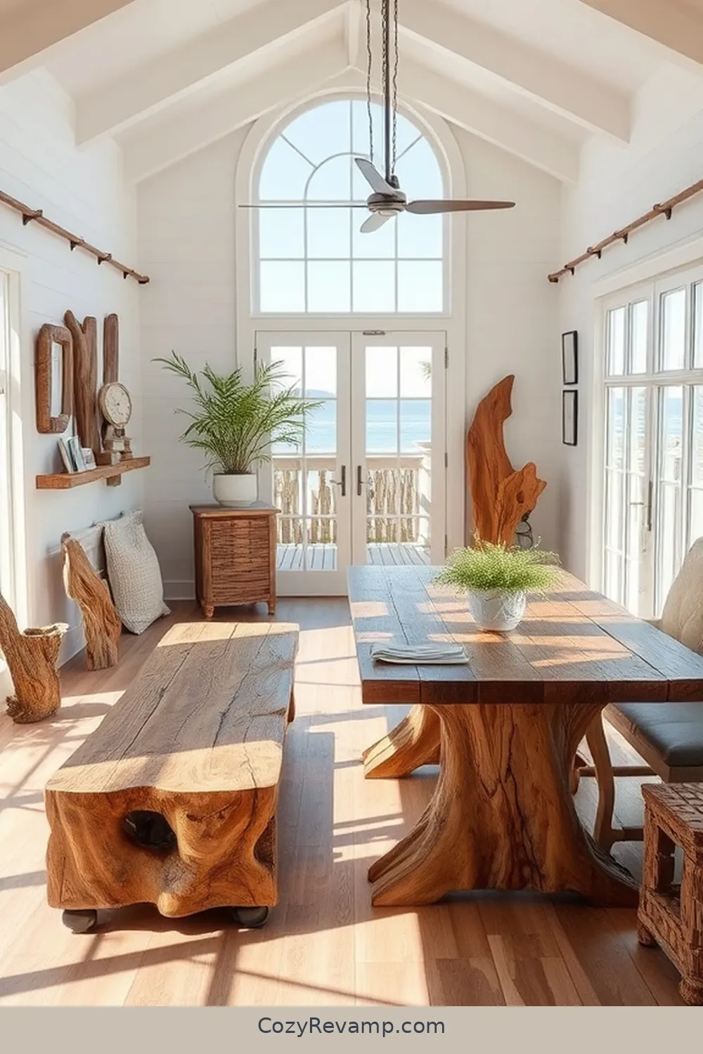 Sourcing Recycled Wood Materials for How to Create a Coastal Dining Room With Recycled Wood Materials